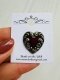 Фото Пришивний елемент Susan Clarke Originals Heart Button BE-195