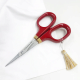 Ножиці Cohana з лакованими червоними ручками, 10,5 см. 45-140 зображення