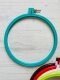 Фото п'яльця Хелло діаметр 19 см., колір бірюза