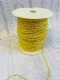 Фото шнур плетений, бісерний, колір жовтий
