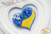 Набір для вишивання бісером TelaArtis Брошка Українське серденько Б-308 фото