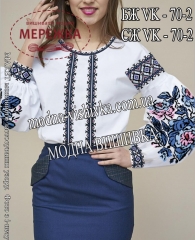 Фото блуза жіноча Модна вишивка БЖ ВК-70-2