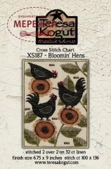 Схема для вишивання Teresa Kogut Bloomin' Hens фото