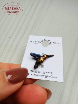 Фото Susan Clarke Originals Hummingbird Sew Down Brown SD-170 - Пришивний елемент
