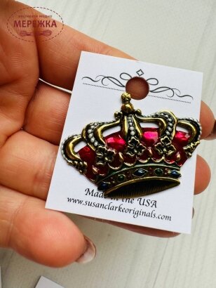 Фото Susan Clarke Originals Crown Button BE-650 - Пришивний елемент