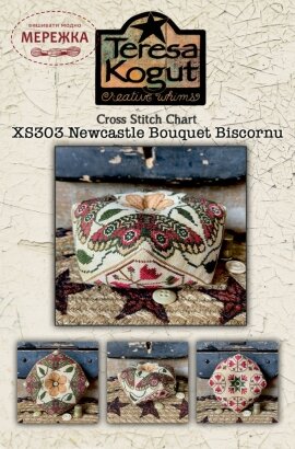 Схема для вишивання Teresa Kogut Newcastle Bouquet Biscornu фото