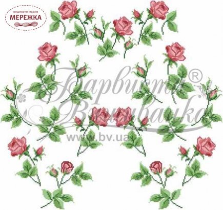 БЖ017 троянди Барвиста