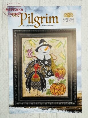Фото Cottage Garden Samplings Схема The Pilgrim. The Snowman Collector Series #12