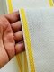 Стрічка Vaupel and Heilenbeck біла, кант жовтий, 10 см. 940/100