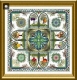 Фото Chatelaine Design Схема "Pomarium"  - The Medieval Fruit Garden Mandala  (by Martina Rosenberg) CHAT121