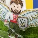 Фото Набір для вишивання хрестиком Сузір'я Єдинорога Янгол-Охоронец (акрил +підставка) 1006 а