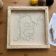 Фото Килимова вишивка Exclusive Art Гомер в траві, 30х30 см. (квадрат)