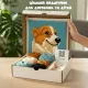 Фото Килимова вишивка Exclusive Art Пес, 30х30 см. (квадрат)