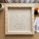 Фото Килимова вишивка Exclusive Art Сім`я котів, 30х30 см. (квадрат)