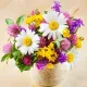 Фото алмазна мозаїка Польовий букетик