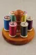 Фото Sajou Бобіни-котушки, дерево, 4 wooden spools - small - Maison Sajou labels