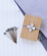 Фото Cohana Швейні шпильки Glass Sewing Pins in a Cherry-Wood Box, Grey 45-210