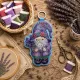 Фото Набір для вишивання хрестиком Kingdom of Handmade брелок на штучній шкірі Лавандовий гном KGD-13