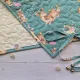 Фото JustCraft Рол для зберігання вишитих робіт з валиком, 40*60 см.(оленятко на зеленому)