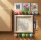 Фото Килимова вишивка Exclusive Art Тюльпани блакитні, 40х40 см. (квадрат)