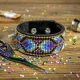 Набір для вишивання бісером WonderlandCrafts браслета на штучній шкірі FLBB-026 фото