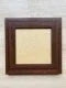Фото Рамка для оформлення 13*13 см., коричнева під дерево 3,8 см. М06