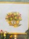 Фото набір для вишивання Permin тюльпани у корзині 12-4470