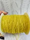 Фото шнур плетений, бісерний, колір жовтий