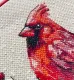 Фото Набір для вишивання хрестиком AbrisArt Зимовий кардинал AHM-096
