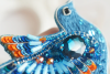 Фото набору для вишивання бісером TelaArtis Брошка Синій птах щастя Б-025