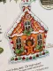 Фото набір для вишивання новорічної іграшки Пряникова хатка