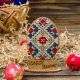 Фото набір для вишивання бісером Великоднього яйця FLK-338