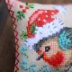 Фото Набір для вишивання хрестиком TelaArtis Подушечка Снігур Х-406