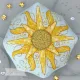 Фото FabyReilly Designs Схема Sun and Moon Biscornu QC022-BISC
