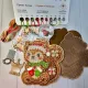Фото Набір для вишивання хрестиком Kingdom of Handmade по дереву Пряник Білочка GB-03