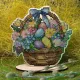 Фото Набір для вишивання хрестиком Kingdom of Handmade по дереву Великодній кошик VK-01