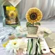 Фото Набір для вишивання хрестиком Kingdom of Handmade по дереву Соняшник FL-01