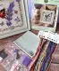 Фото Набір для вишивання хрестиком Kingdom of Handmade Бедрик на лаванді KGD-14