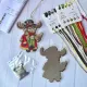 Фото Набір для вишивання хрестиком Kingdom of Handmade на прозорій основі. Лосяш Поет RL-07