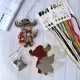 Фото Набір для вишивання хрестиком Kingdom of Handmade на прозорій основі. Лосяш Поет RL-07