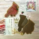 Фото Набір для вишивання хрестиком Kingdom of Handmade по дереву Пряник Кардинал GB-07