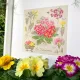Фото Les Brodeuses Parisiennes Схема Etude aux Primeveres+тканина, пришивний шарм ETPRIL/CRE