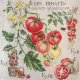Фото Les Brodeuses Parisiennes Схема Etude aux "Tomates"+тканина, пришивний шарм EATL/CRE