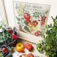 Фото Les Brodeuses Parisiennes Схема Etude aux "Tomates"+тканина, пришивний шарм EATL/CRE