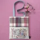 Фото Les Brodeuses Parisiennes Схема Mon Sac «Paris Tartan» +тканина MSPTL/JOU