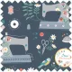 Фото Hobby Gift Сумка-органайзер для швейної машини Sewing machine MR4660.636.D