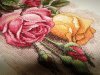 Фото набір для вишивання хрестиком Зрізані троянди 13720