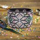 Фото Набір для вишивання бісером WonderlandCrafts браслета на штучній шкірі FLBB-114