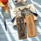 Фото Набір для вишивання хрестиком WonderlandCrafts на крафтовому картоні «Закладка –Охоронець скарбів» WLZ-016