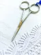 Фото ножиці срібло з китичкою